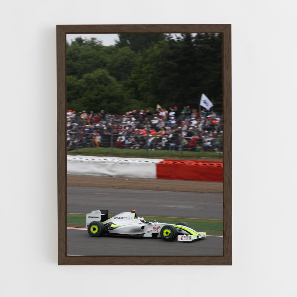 Poster Brawn de bgp – affiche Voitures de Formule 1 (vue 5)